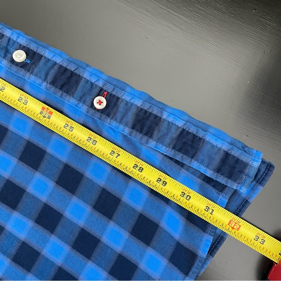 Tommy Hilfiger Plaid Shirts Red Blue Classic Fit Mens XXL Lt Wt. Flannel (2) - Picture 12 of 15